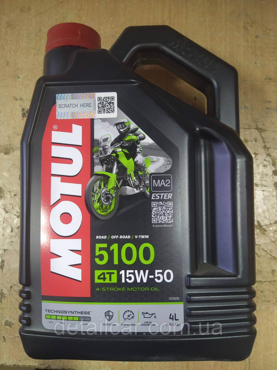 Масло моторное для мотоциклов Motul 5100 4T SAE 15W50 4л. 836741 - производства Франции