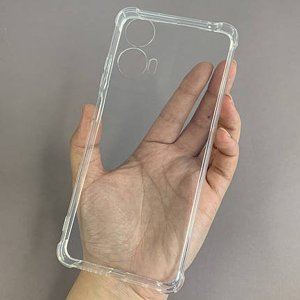 Чохол для Motorola Moto G24 силіконовий з бронь кутами чохол на телефон моторола мото г24 прозорий ttp, фото 1