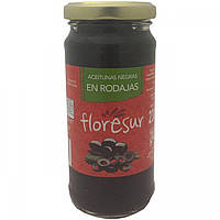 Оливки FLORESUR Aceitunas negras en rodajas, frasco 105гр., оригинал. Доставка от 14 дней