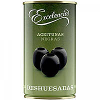 Соленья EXCELENCIA Aceituna negra sin hueso, lata 150гр., оригинал. Доставка от 14 дней