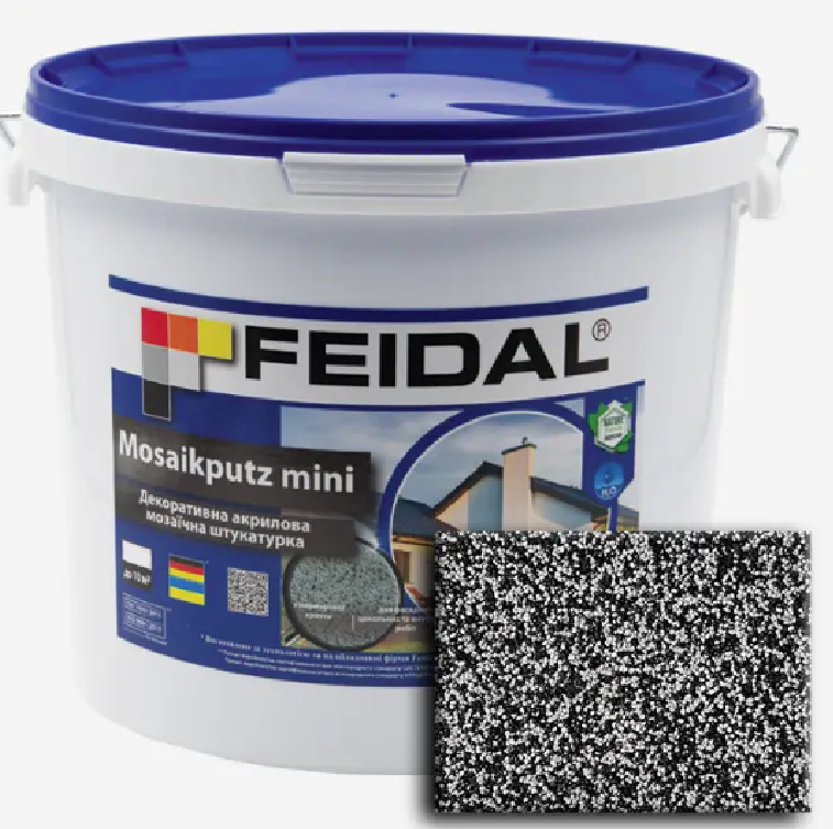 Декоративна акрилова мозаїчна штукатурка Feidal Mosaikputz mini А32 7кг