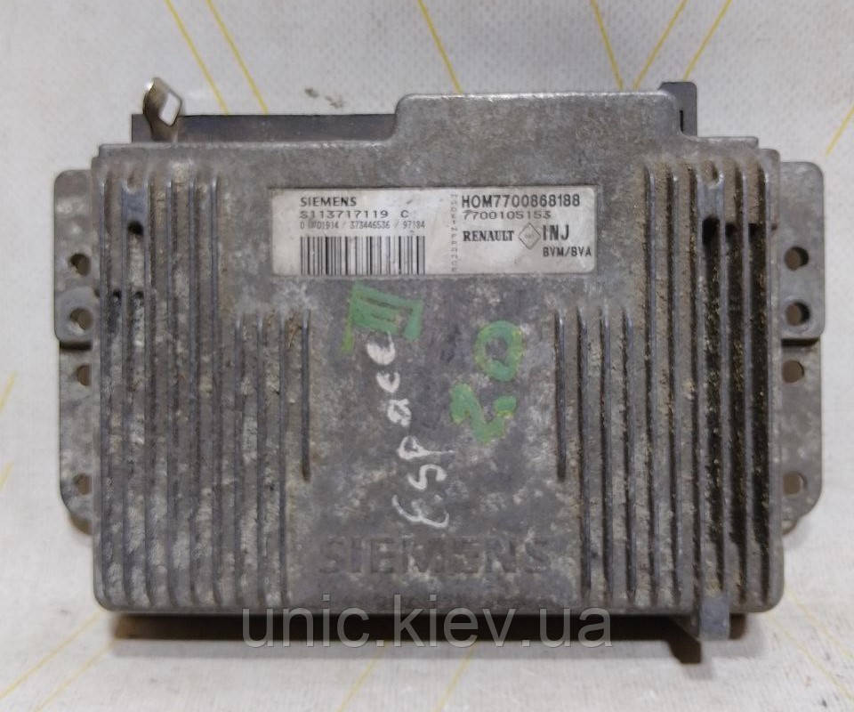 Блок керування двигуном Renault Espace бв 7700868188