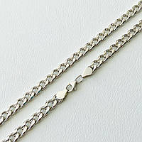 Серебряная цепочка Панцирная одинарная з алмазными гранями 6 мм 90101115044р 60, 32.8