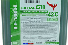Антифриз зелений 10л -42 ° С G-11 TEMOL Extra