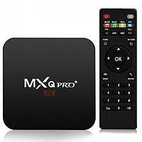 Смарт приставка TV Box MXQ PRO 4K, 2GB/16GB, ТВ приставка андроид / Приставка для телевизора с пультом