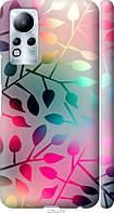 Чехол 3D пластиковый матовый EndorPhone Infinix Note 11 Листья Разноцветный (2235m-2754-26985 DU, код: 7982910
