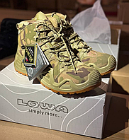 Тактические мужские берцы lowa GTX мультикам демисезонные военные ботинки зсу теплые