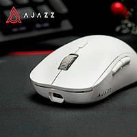 Беспроводная мышка AJAZZ AJ199 White | Сенсор PAW3395 | 800-26000 DPI | 40 ч. аккум