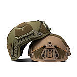 Шолом балістичний Sestan-Busch Helmet BK-ACH-HC Олива M, фото 6