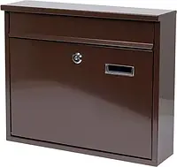 ВОРЕЛЬ Поштовий ящик із 2 ключами Коричневий 380×330×120 mm