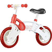Детский беговел, колеса 10", KW-11-012, Бело-красный / Велобег / Велосипед без педалей / Беговел велосипед