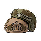 Шолом балістичний Sestan-Busch Helmet BK-ACH-HC Олива M, фото 9
