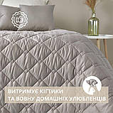 Покривало на ліжко диван 180х210 см IDEIA стьобане двостороннє якісна стібка мікрофібра, фото 6