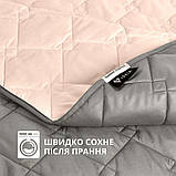 Покривало на ліжко диван 180х210 см IDEIA стьобане двостороннє якісна стібка мікрофібра, фото 7