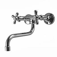 Змішувач для кухні настінний DOMINO DMF-029-M7117 SHARM вилив 20см двовентильний