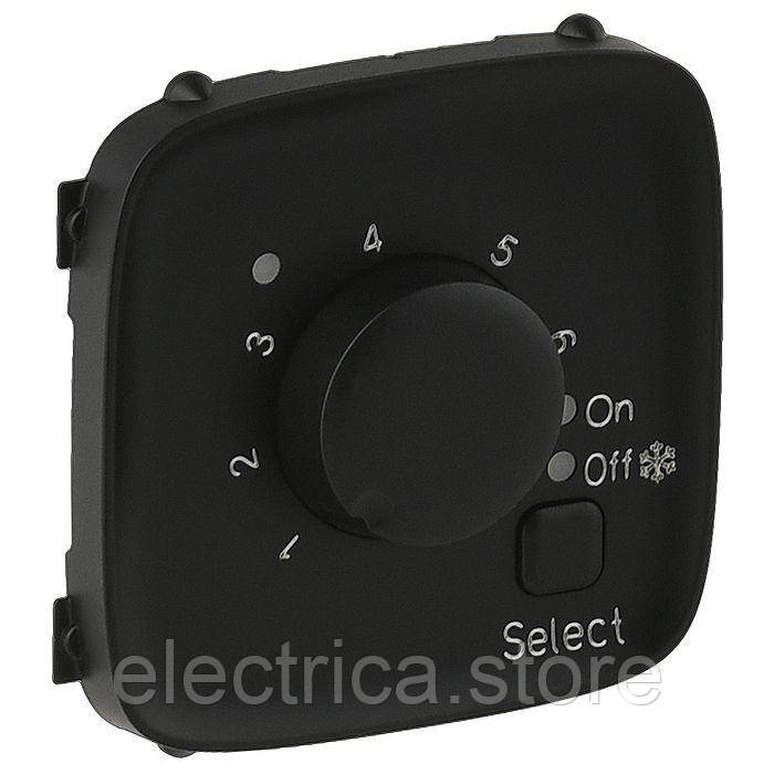 Накладка термостата теплої підлоги Valena ALLURE антрацит 755328, фото 1