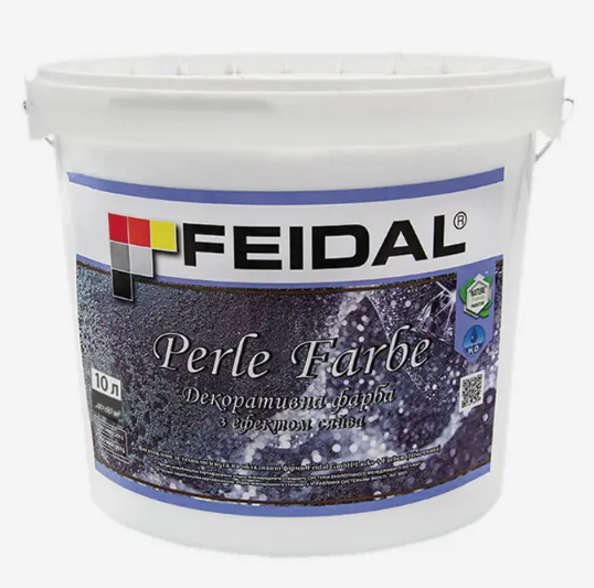Фарба декоративна Feidal Perle Farbe безбарвна 10 кг