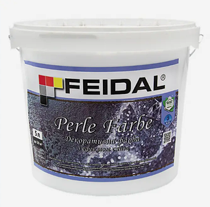 Фарба декоративна Feidal Perle Farbe безбарвна 10 кг, фото 3