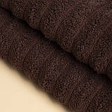 Набір рушників 4 шт махрових 70х130 Хвиля щільність 450 г/м2 бавовна, фото 8