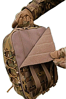 Тактический рюкзак на плитоноску быстросъемный, Рюкзак мультикам MultiCam, панель рюкзак кордура велкро