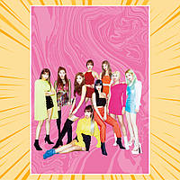 Плакат А4 K-Pop Twice 002