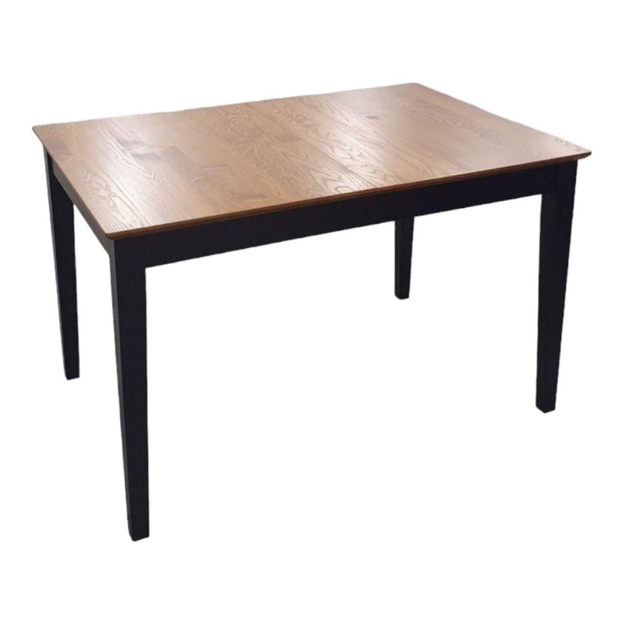 Стол кухонный раскладной Торино деревянный обеденный столик в гостиную комнату зал на кухню рустик черный - фото 2 - id-p2200774734