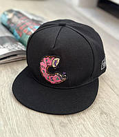 Кепка снепбек (Snapback) Пончик Черный 56-61р (9051)