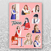 Стикеры Twice А4 без порезки 04