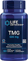 Life Extension TMG 500 мг 60 вегетаріанських капсул з рідиною