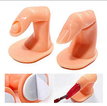Демонстраційний / тренувальний палець муляж для манікюру, на основі, що клеїться