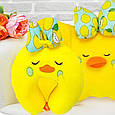 Набір подушок для дитини Каченята duck NJ-009, Дитячі подушки качки, фото 2