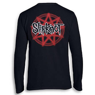 Футболка довгий рукав SLIPKNOT Gray masks, фото 3