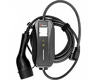 Зарядний пристрій HiSmart для електромобілів Type 2-Schuko (220V), 6-16A, 3.5kW, 1-фазний, 5м