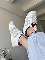 Женские кроссовки Adidas Superstar White/Red