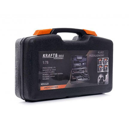 Ключ редукторний для вантажівок 8000 Нм Kraft&Dele KD1123 ключ м'ясорубка для колеса, фото 1