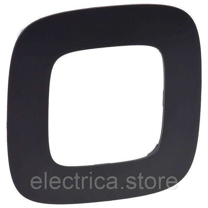 Рамка 1-постова Valena ALLURE антрацит 754401, фото 1