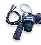 Шифтери SAIGUAN KDSG-B 3/7 шв індексні чорні пара, фото 3