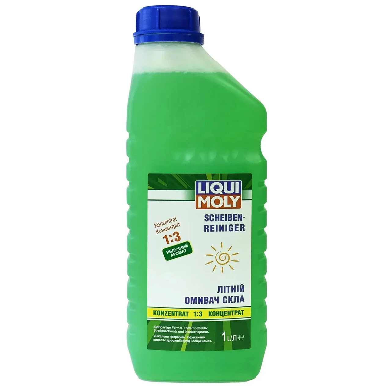 Омивач скла літній LIQUI MOLY Scheiben-Reiniger "Яблуко" 1:3 концентрат 1 л (36001)