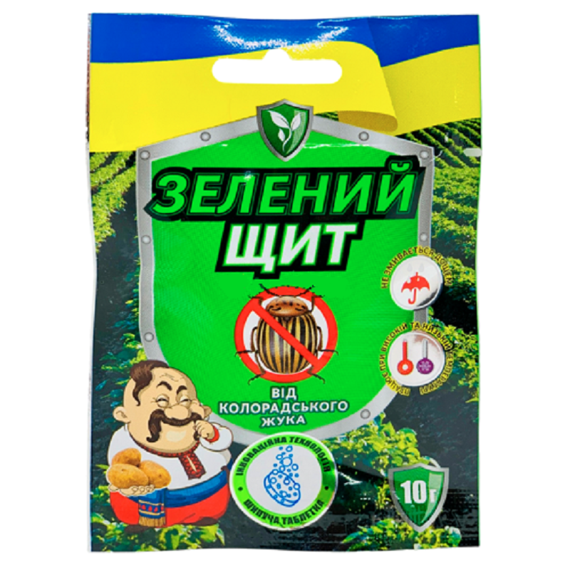 Зелений щит від жука таблетка 10 г р-р 50 шт., фото 1