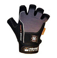 Перчатки для фитнеса и тяжелой атлетики Man s Power PS-2580 Power System XS Черно-серый (07227010) z15-2024