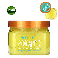 Tree Hut, Shea Sugar Scrub, Pineapple, сахарный скраб с маслом ши, ананас, 510г