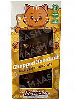 Крафтовий молочний шоколад з фундуком без цукру MonLasa, 80г