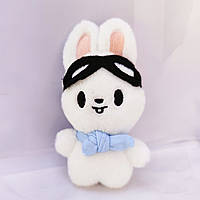 Мягкий брелок-игрушка SKZOO пилот кролик Либит (Ли Ноу) мерч STRAY KIDS, 10 см