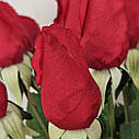 Троянди штучні 1 шт. Білі, фото 7