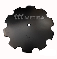 Диск борони (ромашка) D=610 мм (N242047) на борони John Deere 637/650/512