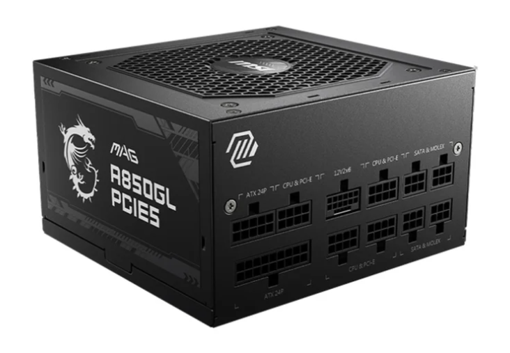 Блок живлення MSI A850GL 850W 80 Plus Gold ATX 3.1 3.0 (MAG A850GL PCIE5)