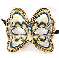Маска для карнавалу синя