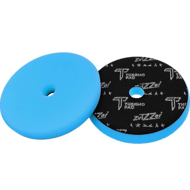 Полірувальний круг (ексц.) ZviZZer Detailing Pad Thermo Trapez Pad, Ø 140 мм x 20 x 125 мм Синій Ультражорсткий, фото 1