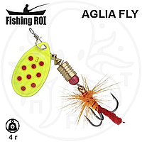 Блесна вертушка Fishing ROI Aglia Fly 4gr 1921