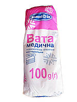 Вата медична гігієнічна нестерильна 100 г